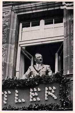 Hitler at a hotel window