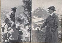 Hitler poses