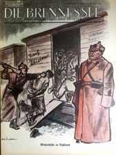 Nazi caricature of Russia