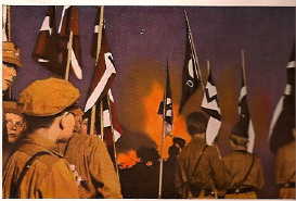 Hitler Youth bonfire