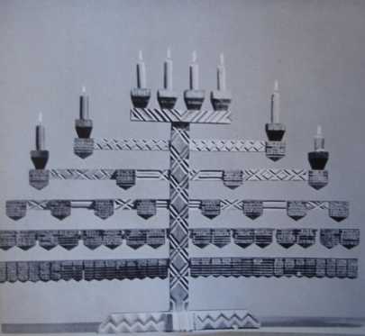 Nazi family candelabra
