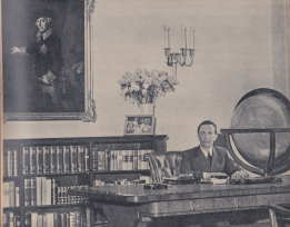 Goebbels at his desk