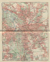 1938 Leipzig map