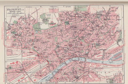 1939 Frankfurt map