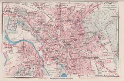 1938 Hanover map