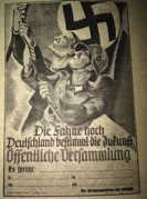 Nazi War Poster