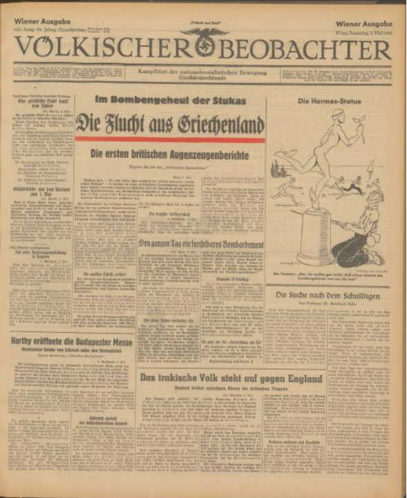Völkischer Beobachter Front Pages: September 1945.